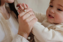 Load image into Gallery viewer, Double Gold Band Breast Milk Ring