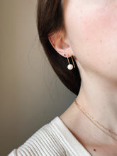Load image into Gallery viewer, Pearl Drop "U" Earrings