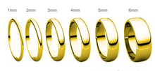 Load image into Gallery viewer, Yellow Gold Rounded Edge Wedding Band