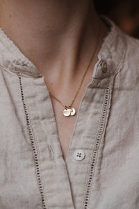 Branch & Initial Necklace