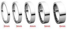 Load image into Gallery viewer, White Gold Straight Edge Wedding Band
